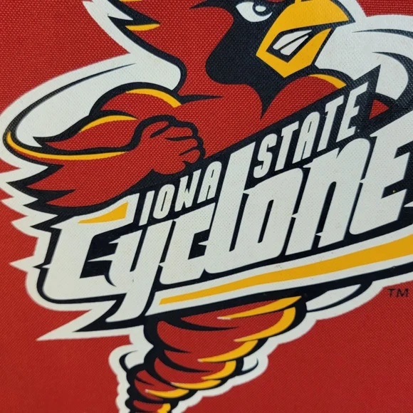 Iowa State Stadium Seat Pad with Carrying Case Pouch Backpack Style Red - Picture 4 of 8